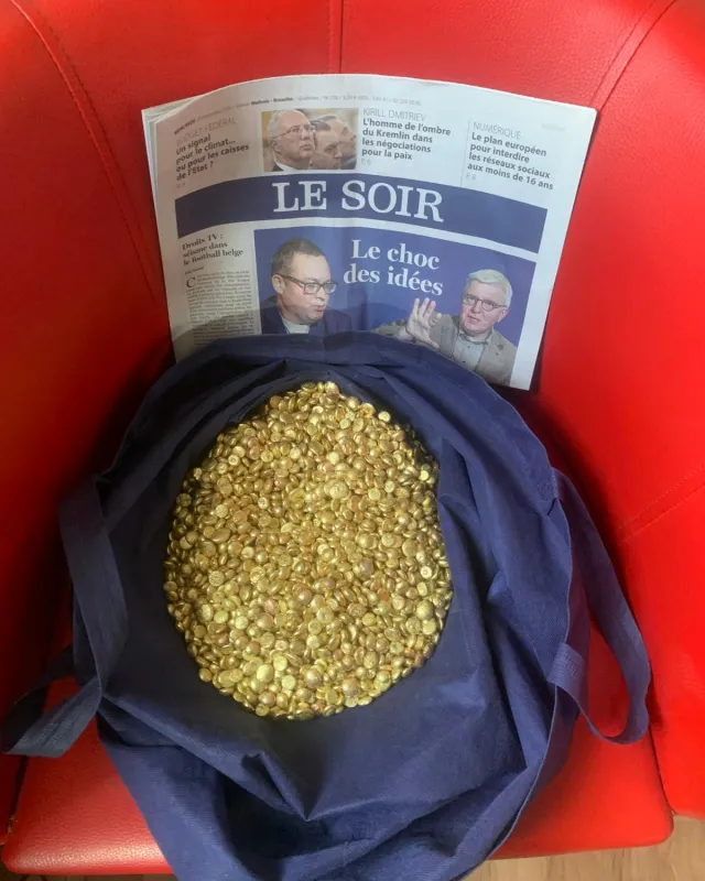Pépites d'or naturel
